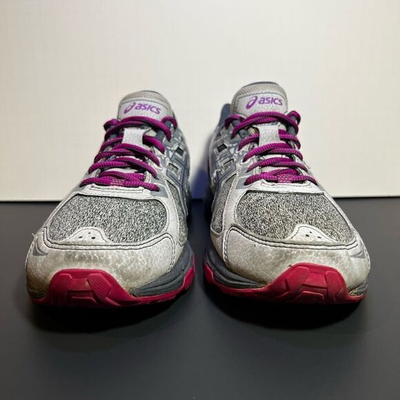 Womens ASICS Gel Venture 6 Gray Running Shoes / Size 9 - Picture 3 of 11